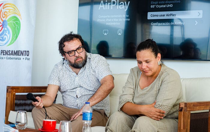 Iván Gallo y Laura Bonilla ©Fotos @agendasamaria